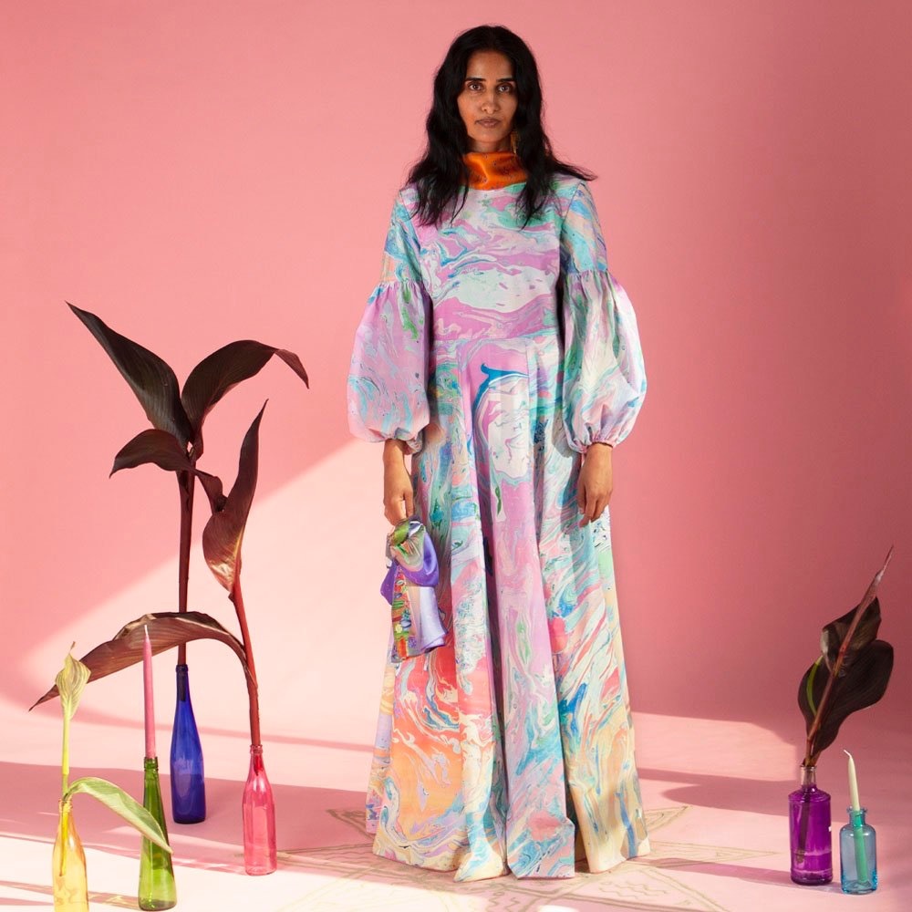 Manimekala Niram Maxi dress Revolve Shopbop